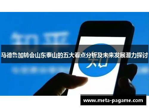 马德鲁加转会山东泰山的五大看点分析及未来发展潜力探讨 马德鲁加转会山东泰山的五大看点分析及未来发展潜力探讨